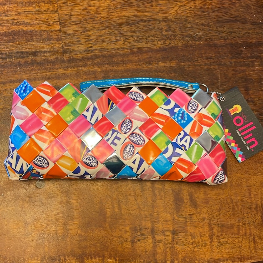 Nahui Ollin Candy Wrapper Wristlet Purse - Jolly Rancher